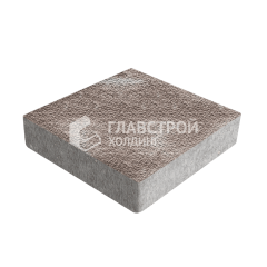 Тротуарная плитка Квадрат 200х200х40, авантюр с гранитной крошкой