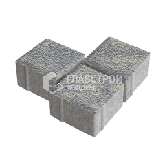 Тротуарная плитка Квадрат 100х100х60, аква с мраморной крошкой