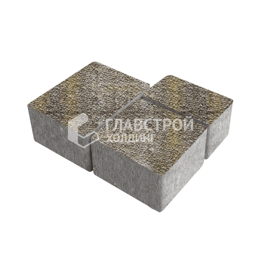 Тротуарная плитка Ностальгия, степь с мраморной крошкой, 4 см