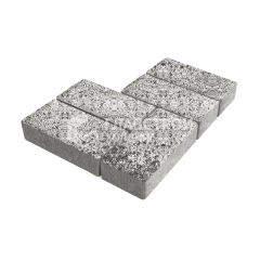 Тротуарная плитка 200х100х40, аляска белая