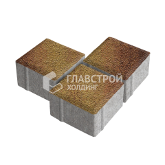 Тротуарная плитка Квадрат 100х100х40, каир на камне