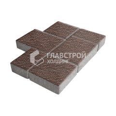 Тротуарная плитка Новый город, барселона с гранитной крошкой, 8 см