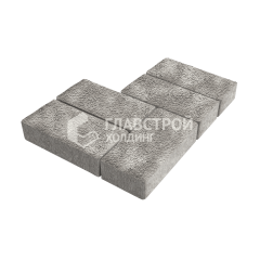 Тротуарная плитка Брусчатка, неаполь на камне, 10 см