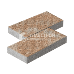 Тротуарная плитка 500х250х60, сансет с гранитной крошкой