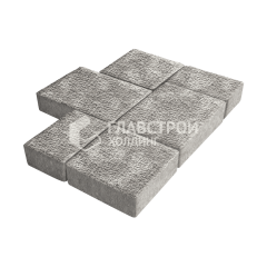Тротуарная плитка Новый город, неаполь с гранитной крошкой, 4 см